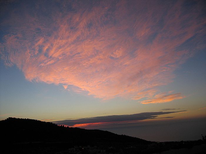 Sonnenaufgang/sunrise in Vilaflor