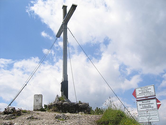 Trainsjoch Gipfelkreuz