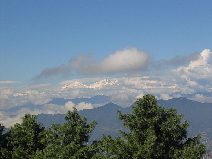 Kathmandu mountain view